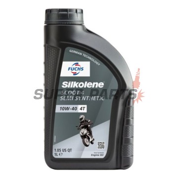 Λάδι κινητήρα -SILKOLENE- SCOOT 4 10W40 1L, 10W40, ημισυνθετικό, 1L