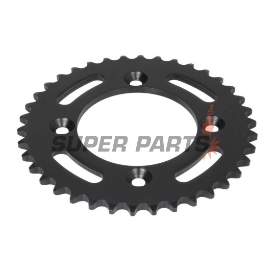 Πίσω γρανάζι -JT- JTR1214,38, 38 δόντια, ατσάλινο, Honda CR 50 1984, CR 60 1985-1986, CR 80 1982-1984, CRF 110 2013-2021, CRF 70 2004-2012, CRF 80 2004-2013, XR 70 1997-2003, XR 80 1985-2003