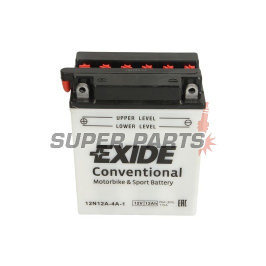 Μπαταρία -EXIDE- 12N12A-4A-1, 12Ah 12V