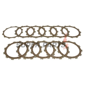 Σετ δίσκων συμπλέκτη -TRW- MCC509-11, KTM 950/990 Adventure/Adventure S/R (2002-2013), KTM 990 Super Duke/R (2004-2013), KTM 950/990 Supermoto/SMR/SMT (2005-2013), KTM 950 Super Enduro R (2006-2008)
