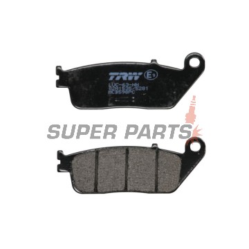 Τακάκια φρένων -TRW- MCB598PC, sintered, BMW C 600/650/Evolution, Cagiva Gran Canyon/Navigator, Honda CB/CBF/CBR/Hornet/Forza/Shadow, Kawasaki J/Z/KLE, Kymco Downtown/Xciting, Suzuki Burgman/Bandit, Triumph Bonneville/Tiger, Yamaha MT-01/WR - 1987-2022