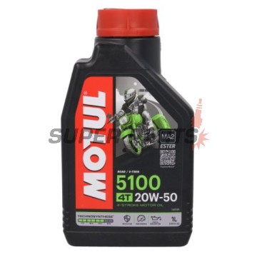 Λάδι κινητήρα -MOTUL- 5100, 20W50, ημισυνθετικό + εστέρας, 1L