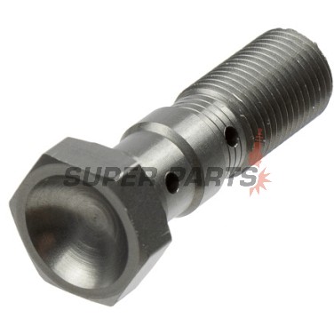Βίδα banjo -TRW- διπλό, M10x1.00 (Brembo), τιτάνιο