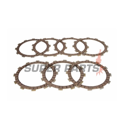 Σετ δίσκων συμπλέκτη -4 RIDE- TCS2332, Derbi Mulhacen 659 2006-2008, MZ/MUZ Skorpion 660 1994-2002, Yamaha SRX/SZR/TT/XT/XTZ/YFM 400-660 1983-2005