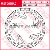 Δίσκος φρένου -TRW- MST267RAC, 290mm, Kawasaki Ninja 250/300 ABS + Z250SL/Z300 ABS (2013-2017)