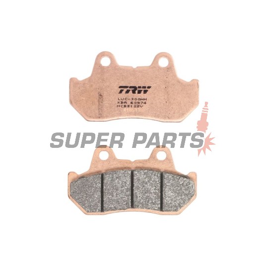 Τακάκια φρένων -TRW- MCB512SV, Honda CB/CBX/CMX/CN/CX/FT/GL/NS/VF/VT/XBR/XL/XLV/XR - Night Hawk, Bol dOr, Goldwing, Magna, Shadow, Transalp, Paris Dakar - 125-1500cc, 1981-2000