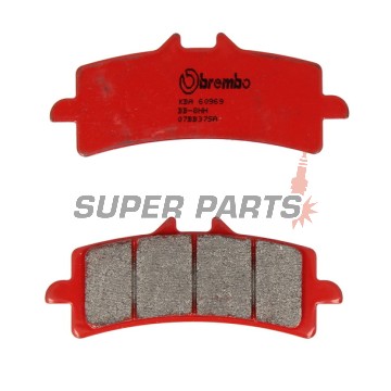 Τακάκια φρένων -BREMBO- 07BB37SA, Aprilia RSV4/Ducati Panigale/BMW S1000RR/Suzuki GSX-R/Yamaha YZF-R/KTM Super Duke/MV Agusta/Triumph Daytona