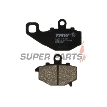 Τακάκια φρένων -TRW- MCB662, Kawasaki ER-6F/ER-6N 650, GPZ1100, Versys 650, Z/Z1000/Z750, Zephyr, ZRX400, ZX-6R/9R/10R, ZZR600 (1993-2018)