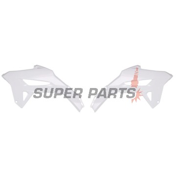 Μπροστινά πλαϊνά πλαστικά -POLISPORT- λευκά, HONDA CRF 250/450 2021-2023