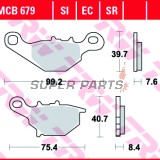 Τακάκια φρένων -TRW- MCB679, Kawasaki KLX/KMX 125, Suzuki AN125/150, DR-Z125/L, RM80/85, TR50 Street Magic, UC125 Epicuro, UG110 Hokuto (1995-2013)