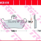 Τακάκια φρένων -TRW- MCB618, Aprilia Pegaso/RX/Tuareg, Cagiva Elefant/Freccia/Mito/Supercity/W8-W16, Gilera RC600, Moto Guzzi Quota 1000ie, Moto Morini Dart (1988-1999)