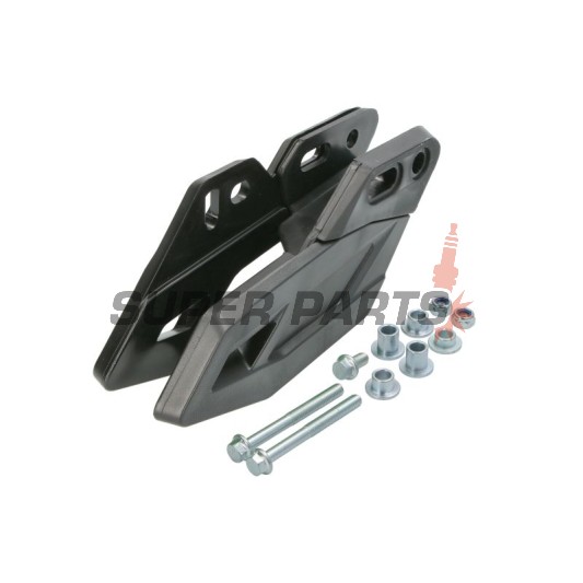 Οδηγός αλυσίδας -POLISPORT- μαύρο, πολυουρεθάνη, KAWASAKI KXF 250 2009-2021