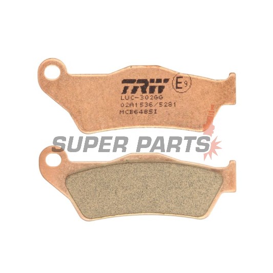 Τακάκια φρένων -TRW- MCB648SI, Alfer 250, Aprilia MX/Mana/Pegaso/RST, ATK Cross/Enduro, BMW G450X/HP2, Ducati Monster, Gas Gas EC, Husqvarna SM/TE/WR, KTM Adventure/EXC/SX, Moto Guzzi Stelvio, Yamaha TT/Majesty