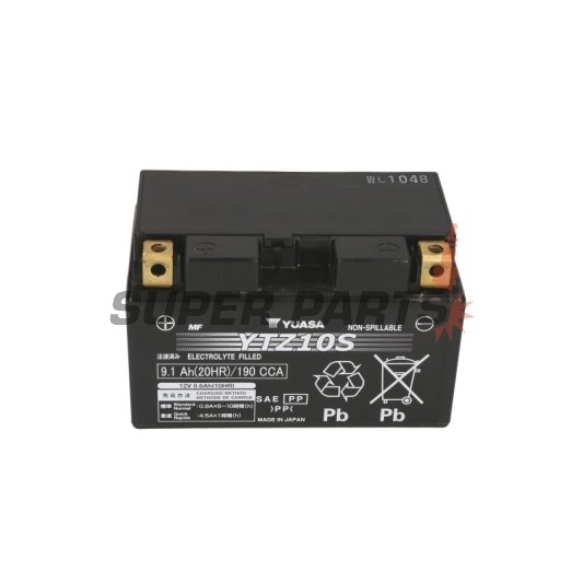 Μπαταρία -YUASA- YTZ10S, 9Ah 12V