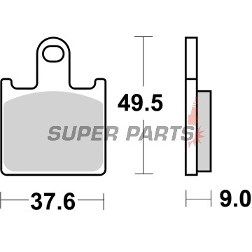 Τακάκια φρένων -BREMBO- 07KA28SR, Kawasaki GTR1400, Kawasaki Z750R/Z1000, Kawasaki Ninja ZX-6R 600/636, Suzuki GSX1300BK B-King