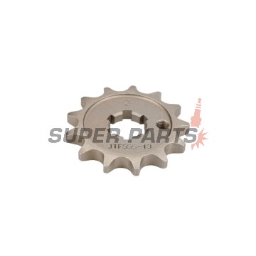 Μπροστινό γρανάζι -JT- JTF555,13, 13 δόντια, Kawasaki KX 100 1991-2020, KX 65 2000-2020, KX 80 1986-1987, 1989-1997, 1999, KX 85 2002, 2006, 2010, 2012-2013, 2017-2020, Suzuki RM 100 2003, RM 65 2003-2006, Yamaha RD 80 1983-1985