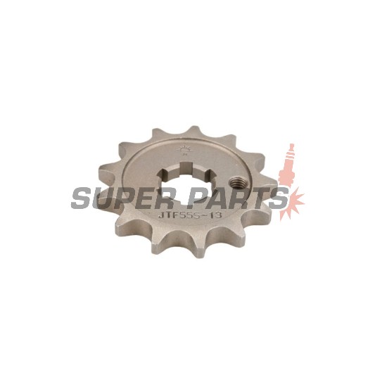 Μπροστινό γρανάζι -JT- JTF555,13, 13 δόντια, Kawasaki KX 100 1991-2020, KX 65 2000-2020, KX 80 1986-1987, 1989-1997, 1999, KX 85 2002, 2006, 2010, 2012-2013, 2017-2020, Suzuki RM 100 2003, RM 65 2003-2006, Yamaha RD 80 1983-1985