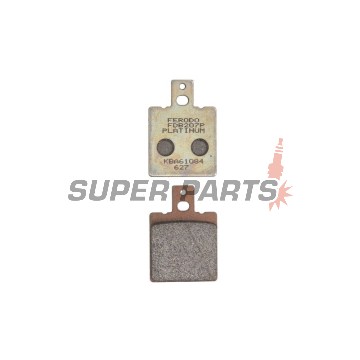 Τακάκια φρένων -FERODO- FDB207P, Aprilia RS 50/125/250, AF1 125, Tuareg 125/350, Ducati Monster 600/900/1000, 916, SS 750/900, Cagiva Mito 125, Raptor 650, Elefant 750, KTM GS 125/500, MX 125/500, Moto Guzzi California 1100, Daytona 1000, V11 1100, Husqva