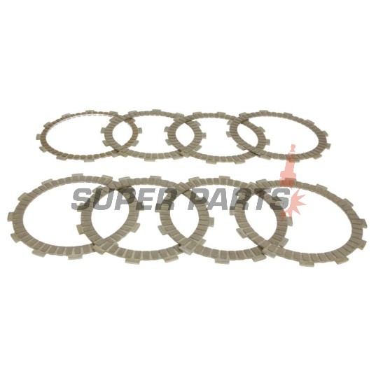 Σετ δίσκων συμπλέκτη -TRW- MCC162-8, Honda TRX450R/ER Sportrax E-Start/K-Start (2004-2010), TRX700XX (2008-2011)