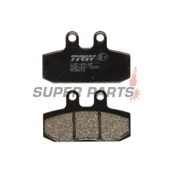 Τακάκια φρένων -TRW- MCB673, Honda CMX Rebel 250 (1997-1999), SJ Bali 50/100 (1993-2000), Simson Schikra 125 (1999-2000)