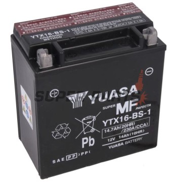 Μπαταρία -YUASA- YTX16-BS-1, 15Ah 12V