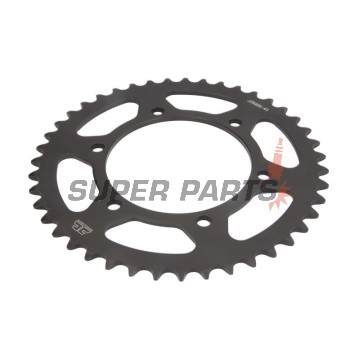 Πίσω γρανάζι -JT- JTR486,43, 43 δόντια, ατσάλινο, Kawasaki ER 500 1997-2006, EX 250 1988-2013, EX 300 2013-2017, EX 500 2006-2009, GPX 250 1988-1996, GPZ 250 1986-1987, GPZ 500 1987-2005, KR 250 1984-1985, Ninja 250 2008-2010, 2014-2015