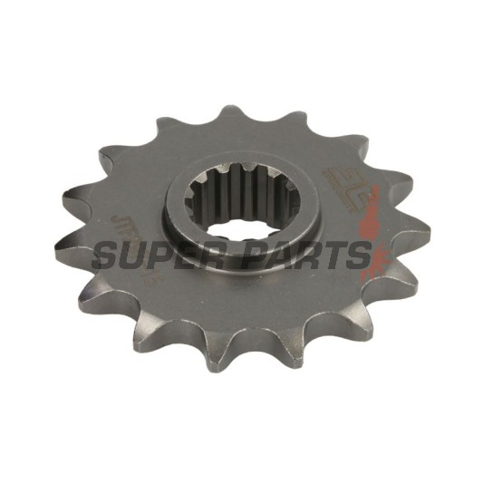 Μπροστινό γρανάζι -JT- JTF297,15, 15 δόντια, Honda CB 400 1992-1997, 1999-2001, CB 500 1993-2003, CB-1 400 1989-1991, CBF 500 2004-2008, RVF 400 1994, VFR 400 1990-1993, 2011