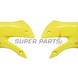 Μπροστινά πλαϊνά πλαστικά -POLISPORT- κίτρινα, SUZUKI RM 65 2003-2005