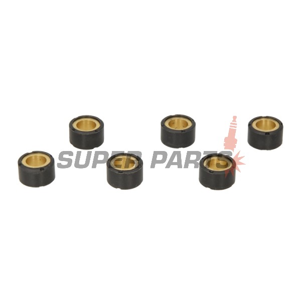 Μπίλιες βαριατόρ -RMS- 20x12mm, 10.5g, 6τεμ., MBK Doodo 125 2001, MBK XC 125 1996-2000, MBK XQ (Thunder) 125 2001-2002, Yamaha VP 125 2008, Yamaha XC 125 1999-2003, Yamaha XN (Teos) 125 2000, Yamaha YP 125 2006-2009
