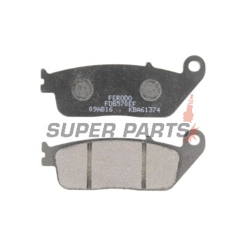Τακάκια φρένων -FERODO- FDB570EF, Honda CB 500F/CBR 500R/Rebel 500, NSS Forza 125/300 2013-2019
