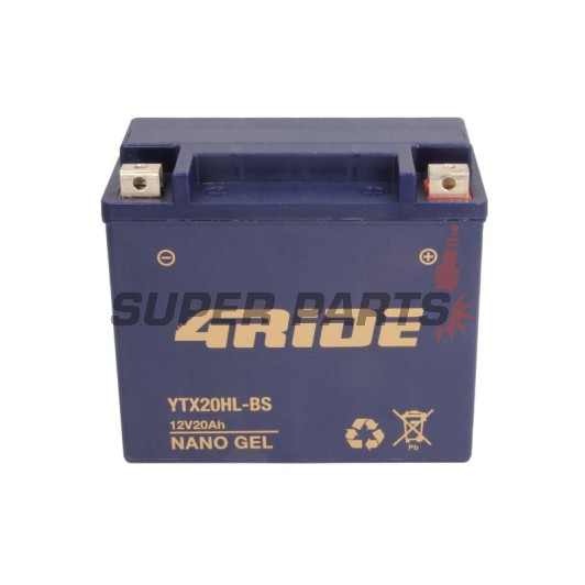 Μπαταρία -4 RIDE- YTX20HL-BS 4RIDE GEL, 20Ah 12V