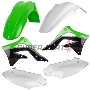 Σετ πλαστικών -POLISPORT- KAWASAKI KX 450 2013-2015