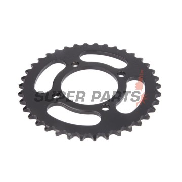Πίσω γρανάζι -JT- JTR834,38, 38 δόντια, ατσάλινο, Yamaha BW 80 1986-1988, 1990, PW 80 1983-2010, RD 50/80 1982-1984, RT 100 1990-2000, TT-R 110 2008-2020, TT-R 50 2006-2020, TT-R 90 2000-2008, YB 100 1980-1994