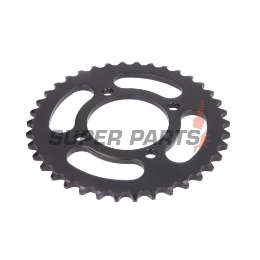 Πίσω γρανάζι -JT- JTR834,38, 38 δόντια, ατσάλινο, Yamaha BW 80 1986-1988, 1990, PW 80 1983-2010, RD 50/80 1982-1984, RT 100 1990-2000, TT-R 110 2008-2020, TT-R 50 2006-2020, TT-R 90 2000-2008, YB 100 1980-1994