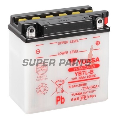 Μπαταρία -YUASA- YB7L-B, 8Ah 12V
