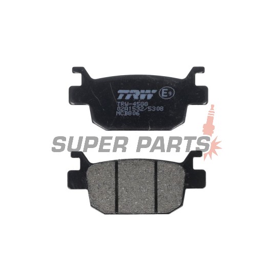 Τακάκια φρένων -TRW- MCB806, Honda NSS Forza 125 - 2015-2022