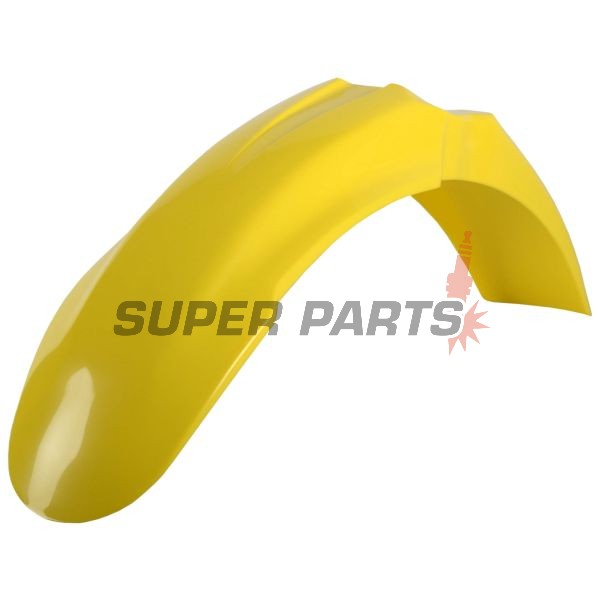 Μπροστινό φτερό Supermoto -POLISPORT- κίτρινο, KAWASAKI KX; SUZUKI RM-Z 250/450 2004-2008