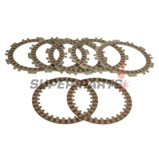 Σετ δίσκων συμπλέκτη -FERODO- FCD0290, Yamaha T-Max 500 2001-2011