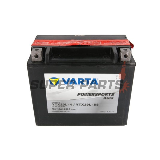 Μπαταρία -VARTA- YTX20L-BS, 18Ah 12V