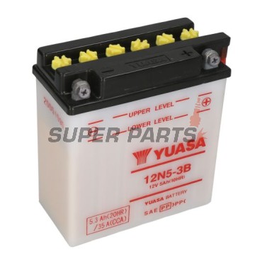 Μπαταρία -YUASA- 12N5-3B, 5Ah 12V