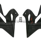 Μπροστινά πλαϊνά πλαστικά -POLISPORT- μαύρα, YAMAHA YZ 125/250 2015-2021