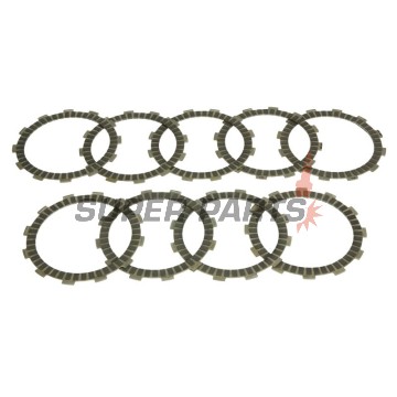 Σετ δίσκων συμπλέκτη -TRW- MCC221-9RAC, Kawasaki Z750/Z750R/Z800 ABS, Kawasaki ZX-6R/ZX-6RR Ninja 600/636 (1995-2017)