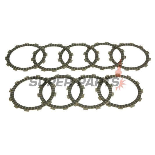 Σετ δίσκων συμπλέκτη -TRW- MCC221-9RAC, Kawasaki Z750/Z750R/Z800 ABS, Kawasaki ZX-6R/ZX-6RR Ninja 600/636 (1995-2017)