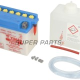 Μπαταρία -YUASA- YB4L-B + ELEKTROLIT, 4Ah 12V