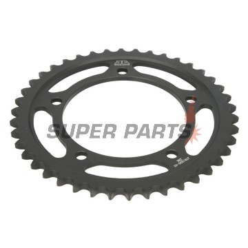 Πίσω γρανάζι -JT- JTR1800,42ZBK, 42 δόντια, μαύρο ψευδάργυρος, ατσάλινο, Suzuki GSF 1200 2006, GSF 1250 2007-2016, GSX 1250 2010-2017, GSX 1300 2007-2013, 2017, GSX 1340 2008-2016, GSX-R 1000 2001-2008, SV 1000 2003-2007, Triumph Daytona 955 2001-2002
