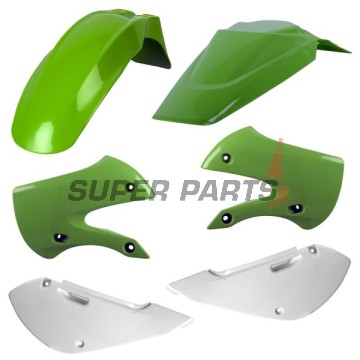 Σετ πλαστικών -POLISPORT- KAWASAKI KLX 110 2002-2009