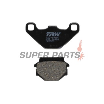 Τακάκια φρένων -TRW- MCB523, Aprilia RX 125, Tuareg 350/600, Husaberg FE600, MC350, Husqvarna TE350/510, WR240/250, CR125/250, Kawasaki GPZ305/500, KLR250/600/650, KLE250/500, KMX125/200, ZX-7R 750, KTM Duke 400, MX125/250/500/600, Suzuki GN125, TU125