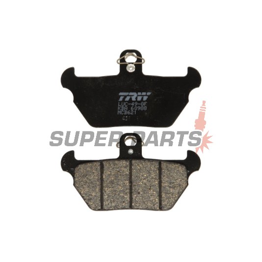 Τακάκια φρένων -TRW- MCB621, BMW K100RS 16V, K100LT ABS, K1100RS/ABS, K1100LT (1990-1998), R80/R80R (1991-1994)