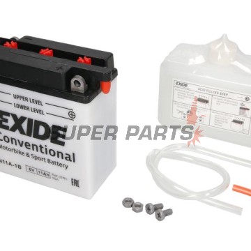 Μπαταρία -EXIDE- 6N11A-1B, 11Ah 6V