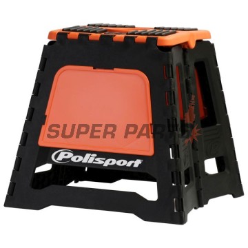 Βάση service -POLISPORT- motocross, enduro, μαύρη/πορτοκαλί - universal